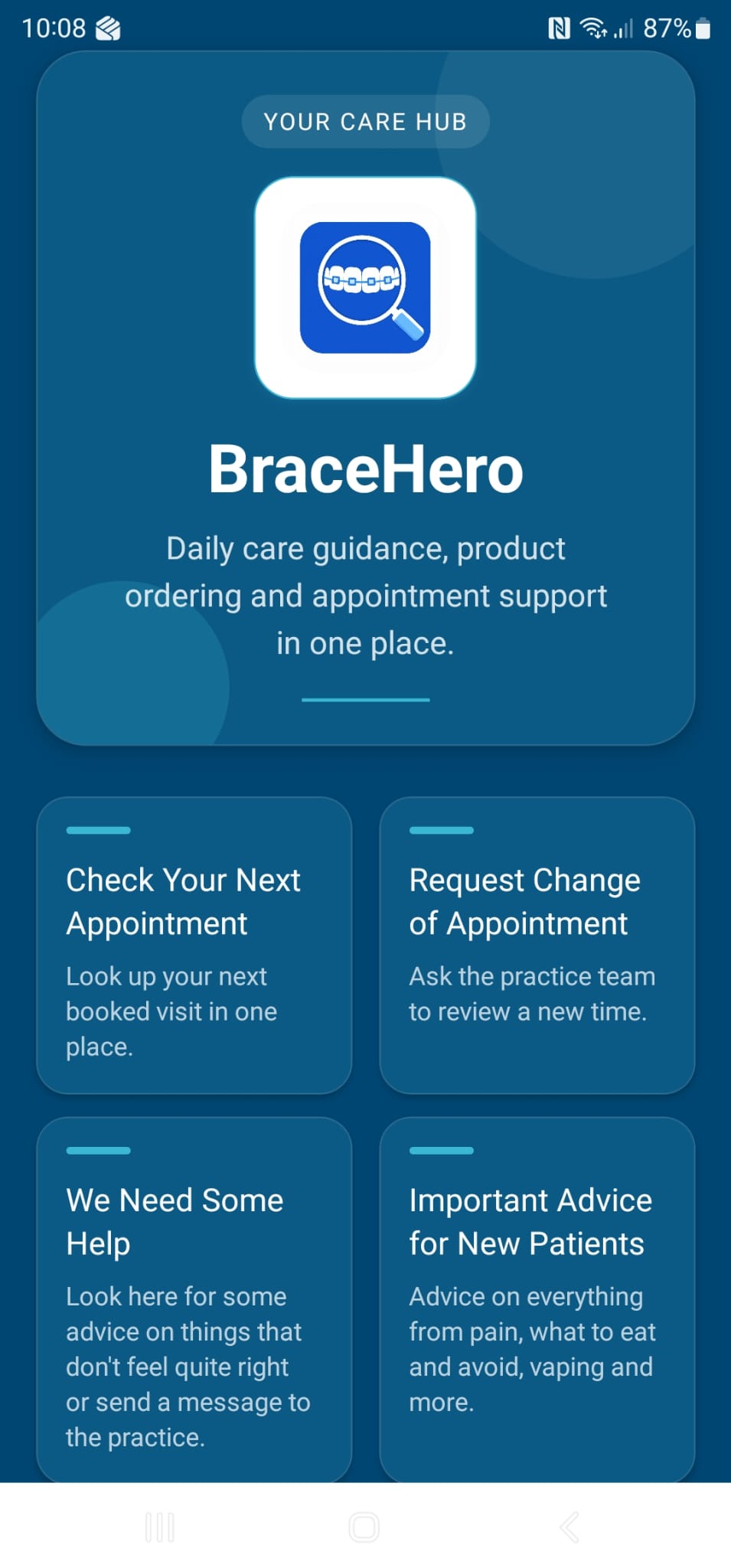 BraceHero demo practice version
